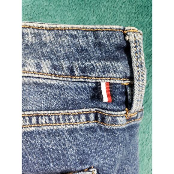 Tommy Hilfiger Jeans Size 14 Womens Blue Pants Stretch Mid Rise Amherst Skinny - Picture 12 of 13